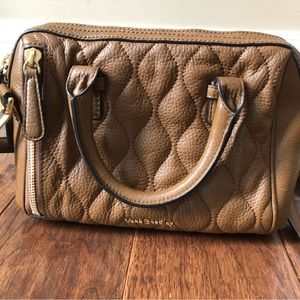 Vera Bradley Quilted Mini Marlo Leather Crossbody